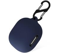 tui en silicone Geiomoo pour Anker Soundcore P40i, housse de protection avec mousqueton (bleu marine)