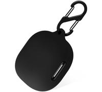 tui en silicone Geiomoo pour Anker Soundcore P40i Housse de protection avec mousqueton (Noir)