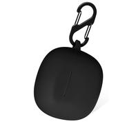 tui en silicone Geiomoo pour Skullcandy Rail Housse de protection Skullcandy Rail ANC avec mousqueton (Noir-1)