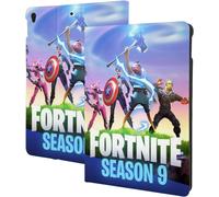 ¿¿Tui Fortnite Ipad Ipad 7e (10,2 Pouces), ¿¿Tui De Protection Anti-Chute R¿¿Glable Multi-Angles, Mise En Veille/R¿¿Veil Automatique, Fermeture Magn¿¿Tique