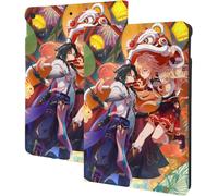 ¿¿Tui Genshin Shou Pour Ipad 7e (10,2 Pouces) Protection En Tpu Souple Et R¿¿Sistant Aux Chocs, Angle De Support R¿¿Glable, Veille/R¿¿Veil Automatique