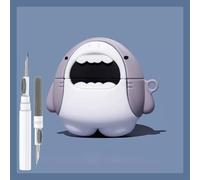tui mignon en forme de requin pour Airpods Pro/Pro 2e g n ration (2023/2022/2019), motif dessin anim 3D amusant, style kawaii, avec kit de nett