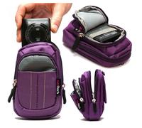 tui pour appareil photo compact violet Navitech compatible avec Panasonic LUMIX ZS
