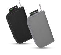 tui pour carte mmoire Eco-Fused - Convient jusqu' 22x SD SDHC Micro SD Mini SD et 4X CF - Support avec 22 emplacements (noir et gris - 2 paque