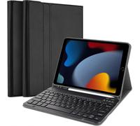 ¿¿tui pour iPad 9e g¿¿n¿¿ration avec clavier, ¿¿tui clavier Bluetooth 10,2 pouces compatible avec iPad 9/8/7, Air 3, Pro 10,5, noir