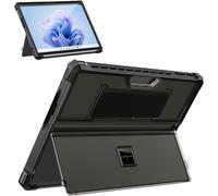 ?tui pour Microsoft Surface Pro 11, Surface Pro 10, Surface Pro 9 13 Pouces, Coque de Protection Robuste Tout-en-Un avec Support, Housse Tablette Compatible avec Clavier Type Cover, Noir Givr¿¿