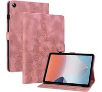 ?tui pour Oppo Pad Air (OPD2102, X21N2) (10,36 Pouces) PU Cuir Flip Coque Protection avec Support Housse Case Portefeuille Cover Impression Rose