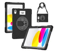 ¿¿tui robuste pour iPad 11 pouces A16 et iPad 10,9 pouces (10e g¿¿n¿¿ration) Protection renforc¿¿e, couverture ¿¿ 360¡ã, support int¿¿gr¿¿, dragonne