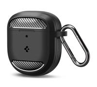 ?tui Spigen Rugged Armor con?u pour les ?couteurs Bose QuietComfort Ultra (2023) et Bose QuietComfort Earbuds II (2022) - Noir mat