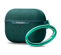 tui Spigen Urban Fit pour Airpods Pro avec porte-cl s en tissu Vert nuit