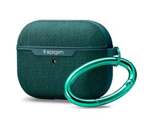 tui Spigen Urban Fit pour Airpods Pro avec porte-cl s en tissu Vert nuit