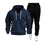 TUIAIFA Survêtement for Homme for Witcher Quarter Zip Sweat à Capuche avec Capuche Pantalon de Jogging avec Poche Ensemble 2 pièces Costume décontracté Confortable(A,L)