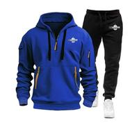 TUIAIFA Survêtement for Hommes for Doctor Who, Ensemble 2 pièces avec Logo, Sweat-Shirt à Manches Longues en Coton,Bas de vêtements de Sport(G,3XL)