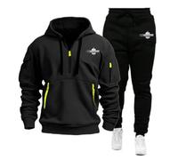 TUIAIFA Survêtement for Hommes for Doctor Who, Ensemble 2 pièces avec Logo, Sweat-Shirt à Manches Longues en Coton,Bas de vêtements de Sport(B,XL)