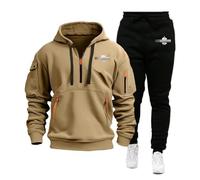 TUIAIFA Survêtement for Hommes for Doctor Who, Ensemble 2 pièces avec Logo, Sweat-Shirt à Manches Longues en Coton,Bas de vêtements de Sport(D,3XL)