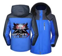 TUIAIFA Veste de ski polaire for homme, idéale for la randonnée en montagne, le camping, le Witcher, coupe-vent doublé, manteaux coupe-vent chauds for l'hiver(C,XL)