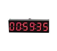 Tuidzljd Horloge 6 Bits de 0,36 Pouce avec Deuxième Module D'Affichage Mise Hors Tension de la Mémoire Réglage de la Luminosité -C