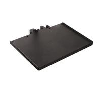 Tuidzljd Plateau de Pied de Microphone Support de Microphone Pince de de Bureau sur Supports de Tige avec 24 X 17,5 cm (Support Non Inclus)