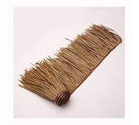 Tuile De Chaume Artificielle Fausse Paille Panneau Rouleau Plastique PE Toit en Décorative Palme Ignifuge pour Tiki Bar Parasol Abri Jardin Gazebos, Couleur Paille(Yellow c,0.5x8m/1.64X26.2ft)