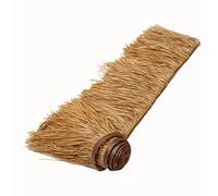 Tuile De Chaume Artificielle Fausse Paille Panneau Rouleau Plastique PE Toit en Décorative Palme Ignifuge pour Tiki Bar Parasol Abri Jardin Gazebos, Couleur Paille(Yellow a,0.5x20m/1.64X65.6ft)