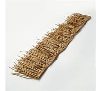 Tuile De Chaume Artificielle Fausse Paille Panneau Rouleau Plastique PE Toit en Décorative Palme Ignifuge pour Tiki Bar Parasol Abri Jardin Gazebos, Couleur Paille(Yellow d,0.5x15m/1.64X49.2ft)