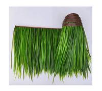 Tuile De Chaume Artificielle Fausse Paille Rouleau Plastique PE Toit en Chaume Décorative Paille De Palme Ignifuge pour Tiki Bar Parasol Abri Jardin Gazebos(Yellow a,0.5x2m/1.64X6.56ft)