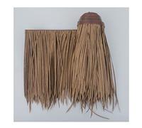 Tuile De Chaume Artificielle Paille Panneaux Rouleau, Toit en Chaume Mexicaine Synthétiques, Rouleaux De Chaume De Palmier Artificiel Revêtement Toiture(Yellow b,0.5x20m/1.64X65.6ft)