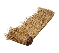 Tuile De Chaume Artificielle, Rouleaux De Chaume Palmier Synthétique, Chaume Décorative Paille De Palme Ignifuge Pour Tiki Bar Parasol Abri Jardin Gazebos(Yellow f,0.5x4m/1.64X13.1ft)