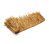 Tuile De Chaume Artificielle, Rouleaux De Chaume Palmier Synthétique, Chaume Décorative Paille De Palme Ignifuge Pour Tiki Bar Parasol Abri Jardin Gazebos(Yellow a,0.5x8m/1.64X26.2ft)