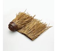 Tuile De Chaume Artificielle, Rouleaux De Chaume Palmier Synthétique, Chaume Décorative Paille De Palme Ignifuge Pour Tiki Bar Parasol Abri Jardin Gazebos(Yellow b,0.5x2m/1.64X6.56ft)