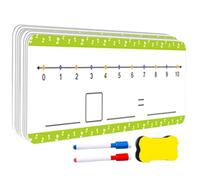 Tuile de chiffres éducative - Carte de formation de figures, bloc de compétences mathématiques | Format engageant aidant les jeunes à améliorer le calcul avec une répétition guidée soutenant le déroul