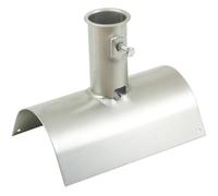 Erard Tuile faîtière fixe MAT MAXI D.50 - Zinc blanc