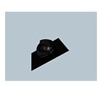 Tuile universelle Bertrams Polyline LAS 41PFB80S DN 80 /125, noire, 25-45°, plastique