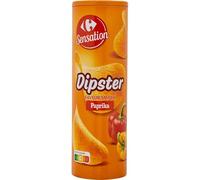 Tuiles Apéritif Saveur Paprika Fumé 170 g, Format Familial à Partager, Chips Croquantes en Boîte pour Moments Conviviaux et Dégustation à l'Heure de l'Apéritif - Lot de 4