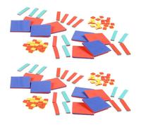 Tuiles d'alg?bre en mousse hand2mind Ensemble de classe Alg?bre Manipulations Alg?bre