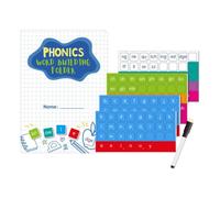 Tuiles de Lettres pour la phonétique et l'orthographe Set De Cartes Flash