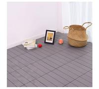 Tuiles de terrasse à emboîtement, jardin décoratif extérieur, plancher en bois et plastique, épissage, Corrosion, terrasse écologique C 30 * 30 * 2cm