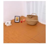 Tuiles de terrasse composites dalles de jardin plancher en plastique en bois épissage plancher extérieur décoratif E 30 * 30 * 2cm