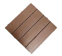 Tuiles de terrasse emboîtables en bois et en plastique