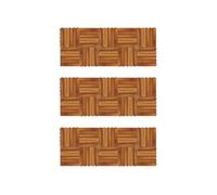 Tuiles de terrasse modèle vertical 30 x 30 cm acacia 30 pcs