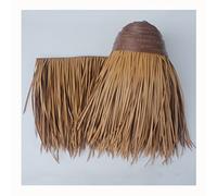 Tuiles De Toit De Palmier Artificiel Toit De Paille Mexicaine Toit De Chaume De Palmier Naturel Rouleau De Chaume De Toit De Paille De Palmier pour Tiki Bar Gazebo(Yellow b,0.5x10m/1.64X32.8ft)
