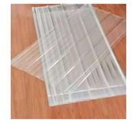Tuiles en Plastique Plaque Polycarbonate Bonne Résistance Aux Chocs Toiture Abri Jardin Salle d'attente Gare(B,0.9x1.3m/2.95x4.27ft)