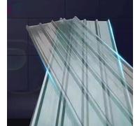 Tuiles isolantes, plaques de toiture transparentes Panneau de toit en fibre verre transparent 2 mm, paquet plusieurs quantités, tailles(11 Pcs,0.9x1.5m/35x59in)