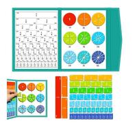 Tuiles Magnétiques de Fractions pour Enseignants | Jouets d'Éveil | Jouets Éducatifs de Manipulation Maths | pour Voyage École Maison Salle de Jeu Activités de Groupe Soirées en Famille