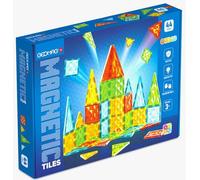 Tuiles magnétiques - GEOMAG - Tiles Gems 4102 - 44 pieces - Formes géométriques - Effet cristal