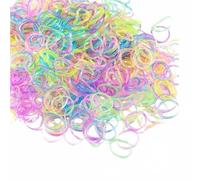 Tuilful Lot de 600 bandes phosphorescentes avec crochet et clips en S colorés pour fabrication de bracelets (600+)