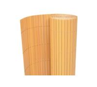 vidaXL Tuinafscheiding dubbelzijdig 90x500 cm PVC geel43629 G