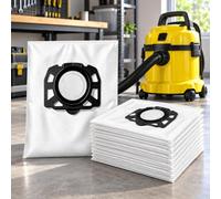 TuinBanban Sacs, pour Karcher WD 5 V-25/6/22 Renovation for 2.863-006.0 | 10 sacs de remplacement conçus pour recueillir proprement les déchets secs et faciliter l'entretien régulier de l'aspirateur