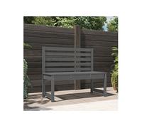 Tuinbank 109 cm massief grenenhout grijs824034