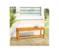 vidaXL Banc de jardin 110x35x45 cm en bois massif d'acacia 319419